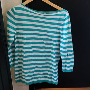 LOFT Striped lightweight sweater